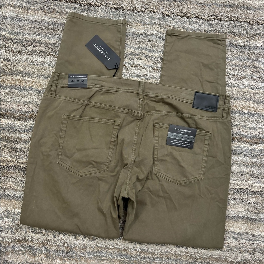 Liverpool The Modern Men Straight Leg Jeans Sz 42x34 NWT | Liverpool Men Jeans - - Picture 9 of 13